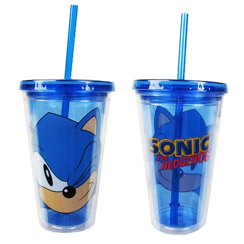 Sonic the Hedgehog Sonic Wink Blue Travel Cup